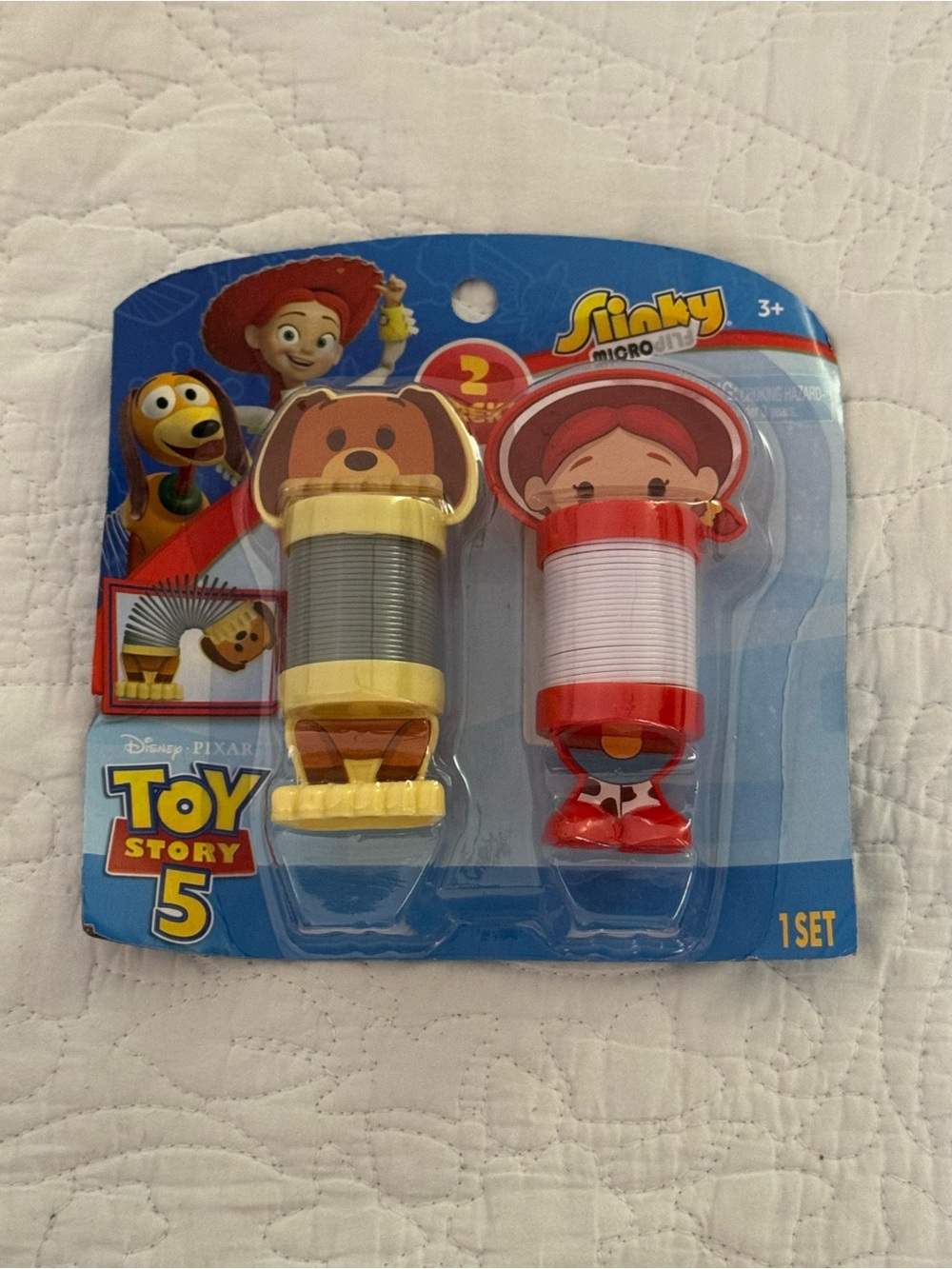 Toy Story 5 Jessie & Slinky Dog Mini Spring Toys - Red & Yellow